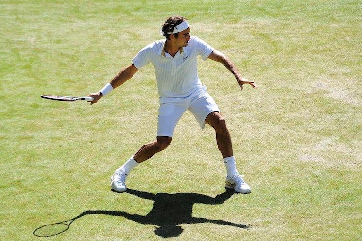 Le Suisse Roger Federer à Wimbledon en 2009