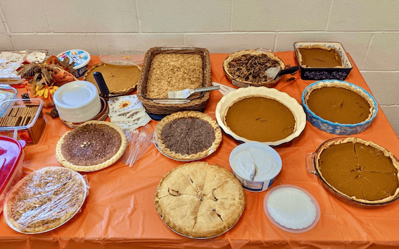 La table des desserts dans la famille de Tyler
