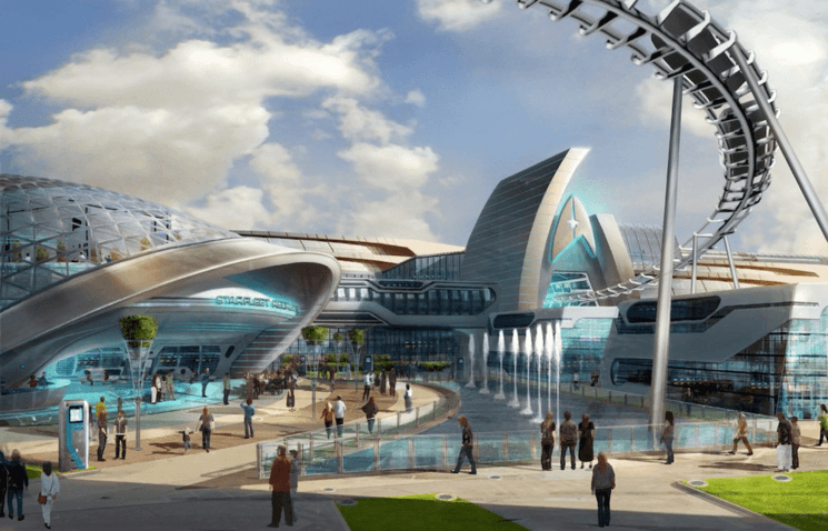 La partie sciences-fiction du parc