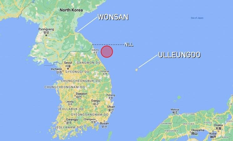 Un missile tiré de la Corée du nord en novembre 2022