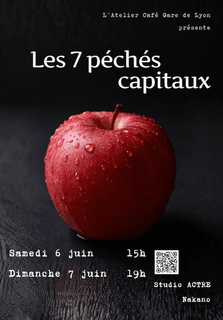 spectacle les 7 péchés capitaux à Tokyo