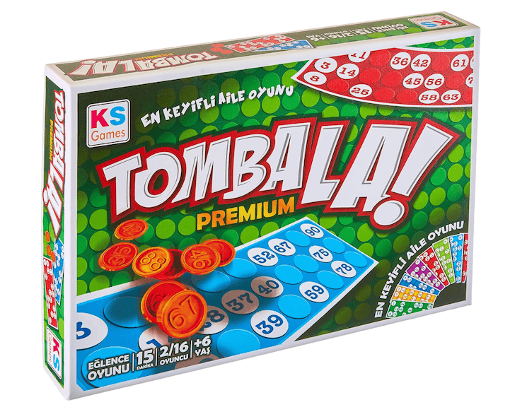 Boîte de tombala, jeu traditionnel turc proche du bingo, utilisé lors des soirées familiales en Turquie