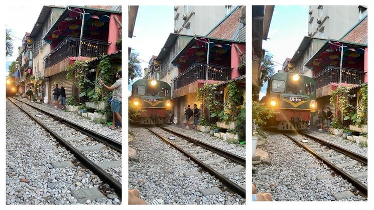 la rue du train en octobre 2022