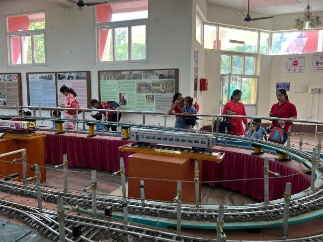 Le train miniature. Photo : CRM