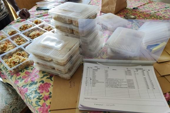 soutien covid nourriture india inde Aggarwal noida new delhi isolement