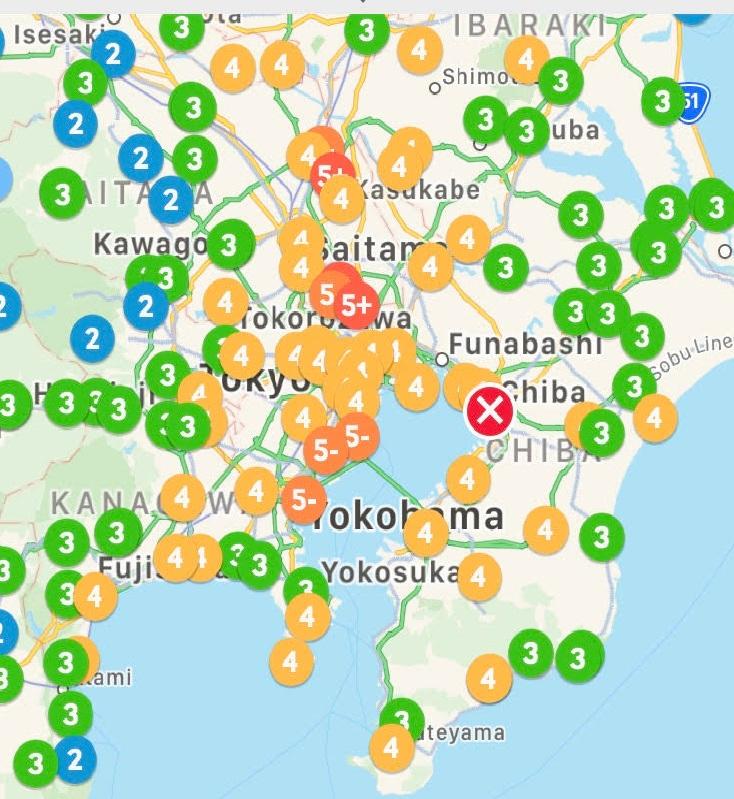 tremblement de terre 6.1 à Tokyo hier soir