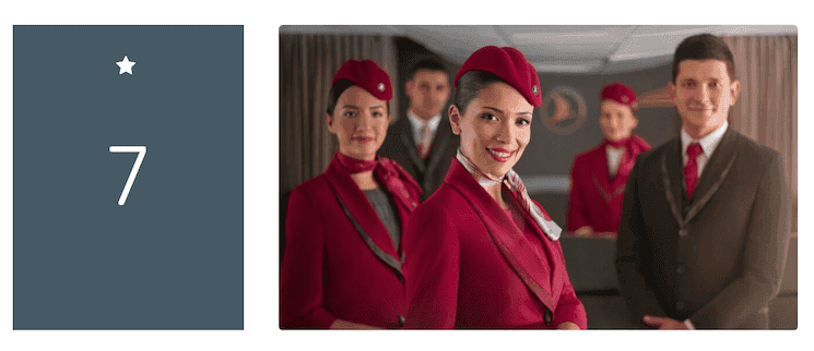 L’équipage de Turkish Airlines souriant à bord d’un avion, représentant le classement de la compagnie parmi les 10 meilleures au monde en 2025.