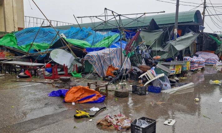 typhon Bualoi : dégâts considérables