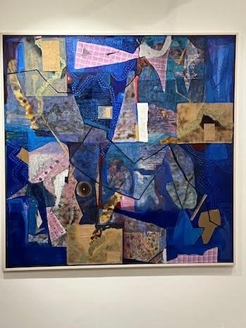 Shades of blue - une des œuvres exposées au Dr Bhau Daji Lad museum