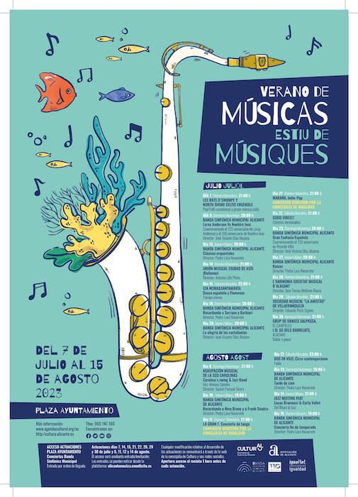 affiche du festival verano de musicas à Alicante