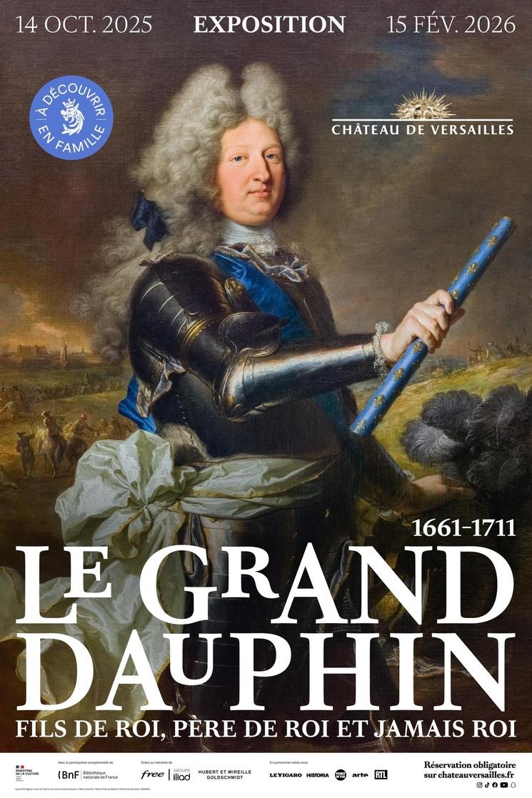 Affiche de l'exposition le Grand Dauphin à Versailles