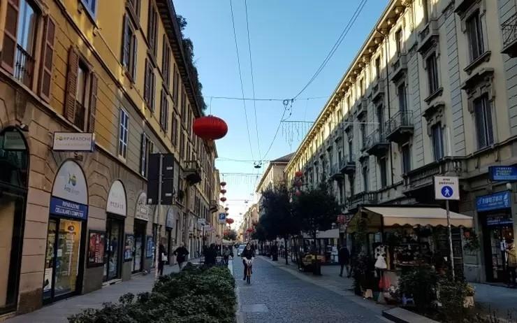 via paolo sarpi à milan