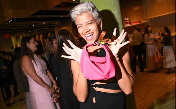 Victoria Brito. Longchamp, New York, mardi 20 mai 2025. Crédit : Madison Voelkel / BFA 2025