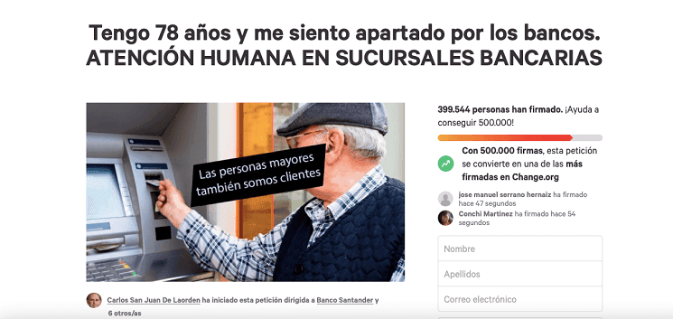 campagne banque espagne