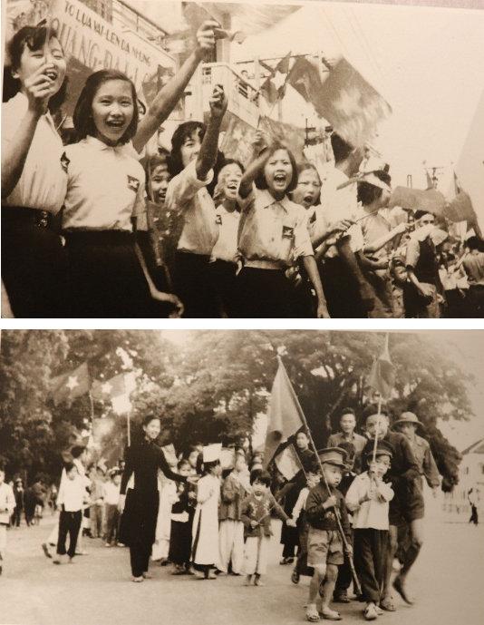 Vive le Président Ho Chi Minh ! », « Bienvenue à l’armée populaire »