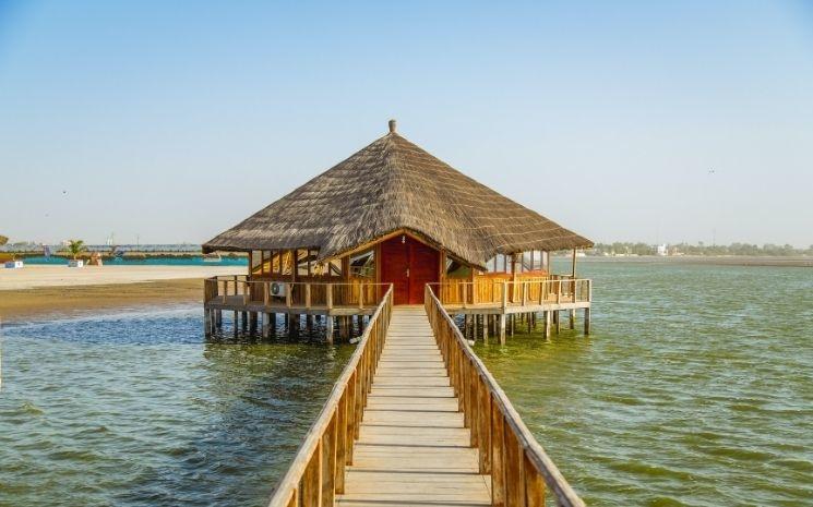 Maison sur pilotis, Kaolack, Sénégal