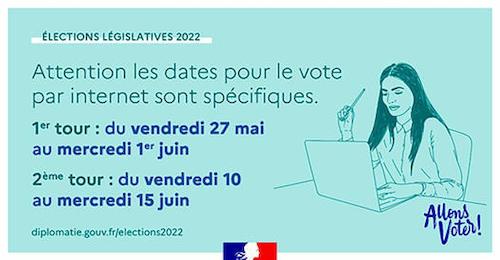 élections législatives 2022 vote internet
