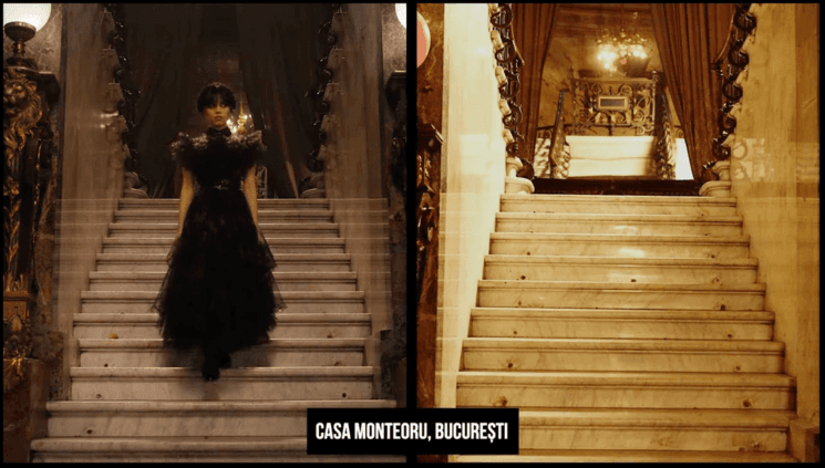 Wednesday série tournée en Roumanie