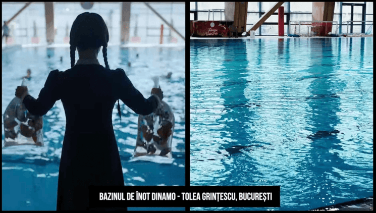 wednesday série tournée en Roumanie