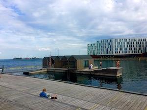 La zone de baignade à Nordhavn