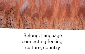 Belong, Language connecting feeling, culture, country