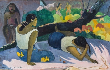 Tableau de Paul Gauguin - The Amusement of the Evil Spirit 