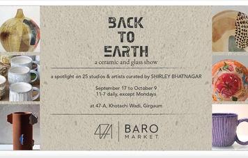 Affiche de l'exposition Back to Earth de Baro Market