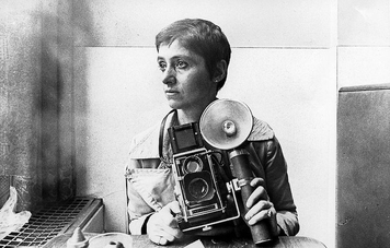 La photographe Diane Arbus en 1968. 