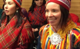 jeunes filles sami  (Sames) Laponie suédoise