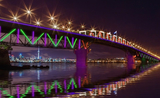 Vector Lights sur l'Auckland Harbour Bridge