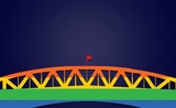 Harbour Bridge Rainbow Flag 