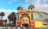 Luna Park Melbourne attraction vacances scolaires Australie St Kilda