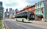 Bus électrique, Véhicule autonome, Volvo 7900, Singapour