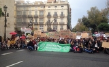 Manifestation Fridays for Future a Valencia Valence en Espagne