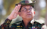 Adieux du général Min Aung Hlaing à son homologue thaïlandais