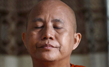 Manifestation de soutien à U Wirathu en Birmanie