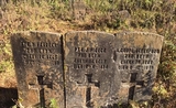 Tombes dans le cimetière Bernard, en BIrmanie