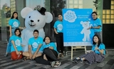 le groupe Dr. Air Bear de militants en faveur de la qualité de l'air à Yangon