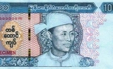 new 1000 kyats note en Birmanie