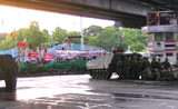 Repression militaire sur les manifestants Chemises rouges a Bangkok en 2010