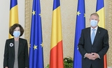 Laurence Auer, la nouvelle ambassadrice de France rencontre Iohannis