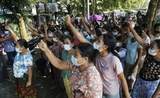 protestations aide Covid-19 Birmanie