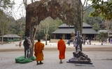 Le site de la grotte de Tham Luang est désormais un lieu d'attraction pour les Thaïlandais 