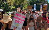Australia Day manifestation sydney