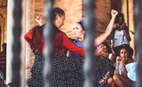 Des danseuses de flamenco en Espagne