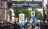 Manifestation anti racisme à Londres 