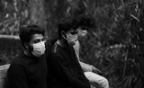 Une personne avec un masque à Chennai, où les cas de covid augmentent de plus en plus