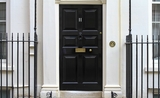 La porte d'entrée du domicile de Boris Johnson