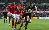 Match de rugby entre All Blacks et Tonga