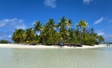 Des touristes aux Cook Islands
